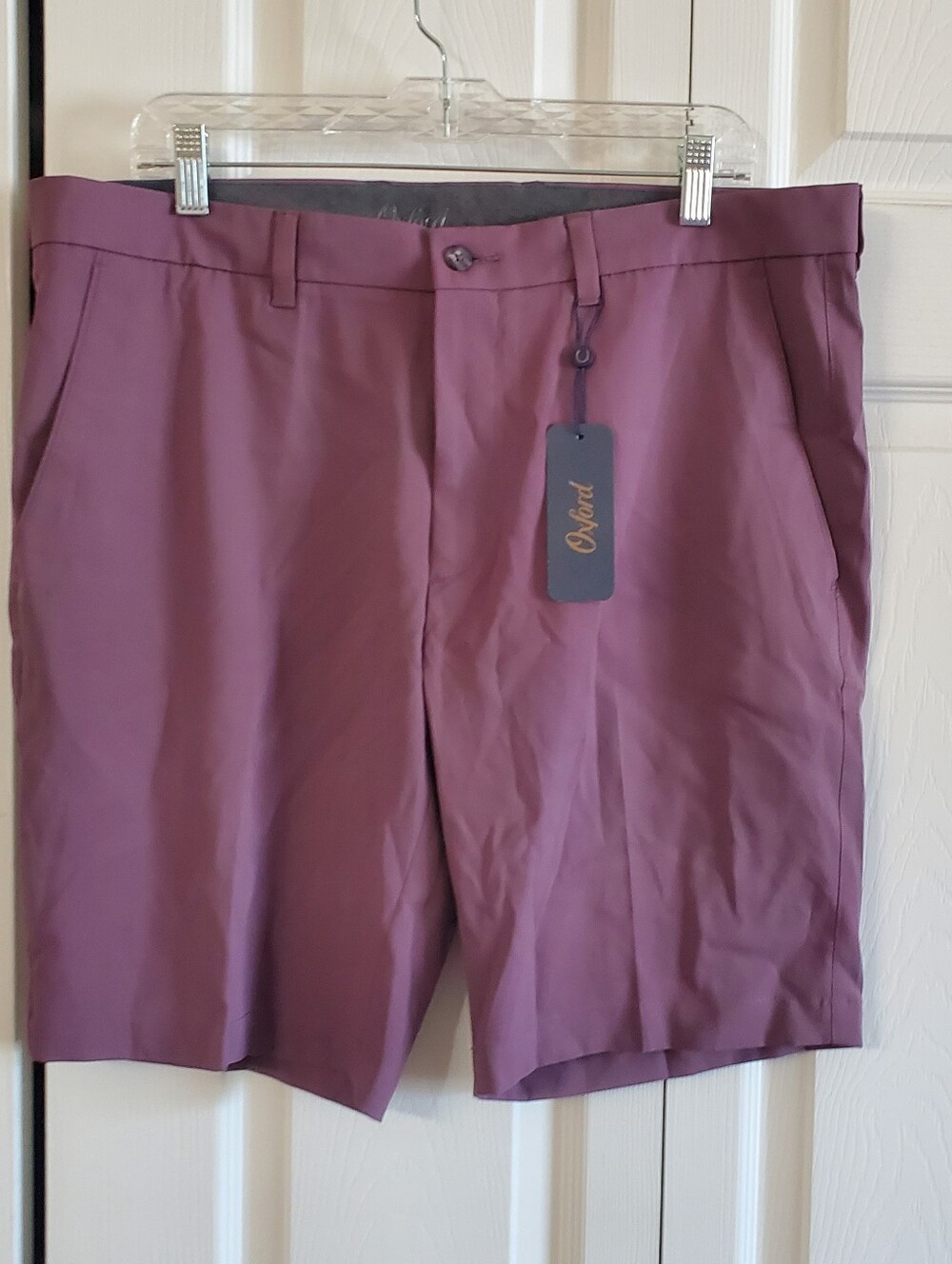 OXFORD MENS GOLF SHIORTS . NWT ARCTIC DUST SZ 36.